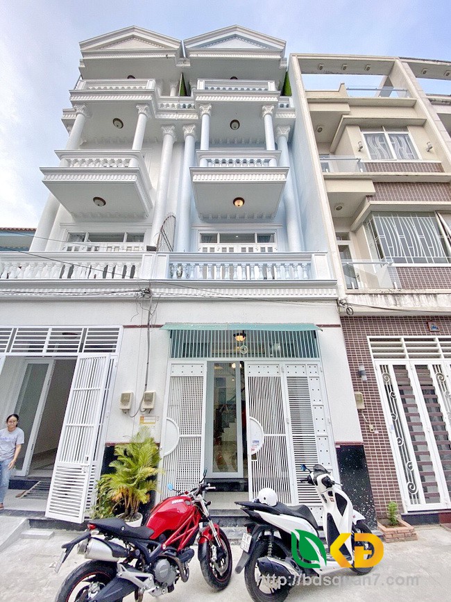 Bán nhà 2 lầu mới đẹp đường Lê Thị Chợ Quận 7